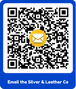 This QR code will allow you to send an email to Silver & Leather Co to ask your questions.